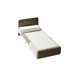 Sofa.de Schlafsessel Etta Kunstleder 88 x 88 x 96 cm Braun mit Schlaffunktion