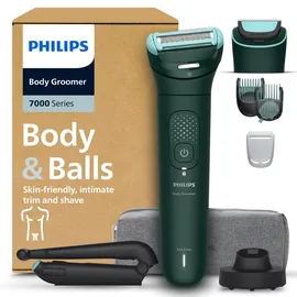 Philips Body Groomer 7000 Series - 2D-Flex-Scherkopf und duales Trimm-/Rasiersystem - BG7485/30