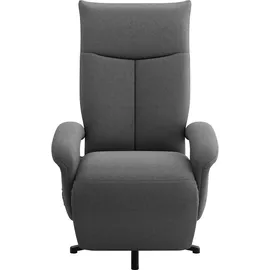 sit&more TV-Sessel Emely Polyester 74 x 112 x 82 cm Grau elektrisch, drehbar