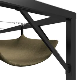 vidaXL Gartenpergola 3 x 3 m taupe