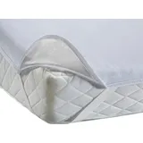 Erwin Müller wasserdichter Matratzenschutz für Topper Reichenbach Jersey weiß Größe 90x200 cm