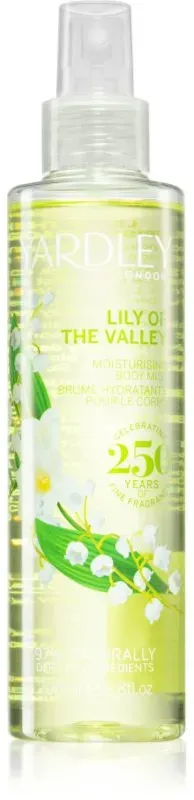 Yardley Lily Of The Valley feuchtigkeitsspendendes Bodyspray für Damen 200 ml
