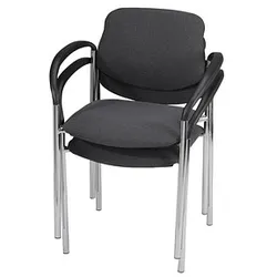 2 Nowy Styl Besucherstühle Styl anthrazit Stoff