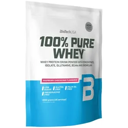 BioTechUSA 100% Pure Whey (1000 g, Himbeer-Käsekuchen)