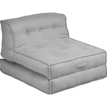 INOSIGN »Pia« Loungesessel in 2 Größen, mit Schlaffunktion und Pouf-Funktion. grau