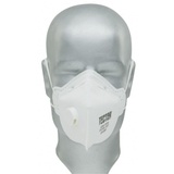 TECTOR – 50x Faltmaske FFP2 mit Ventil – Atemschutzmasken Mundschutzmasken Schutzmasken Masken Hygienemasken (A01220) - Weiß