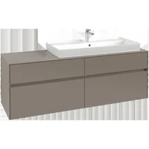 Villeroy & Boch Waschbeckenunterschrank 4 Auszüge 160 x 54,8 x 50 cm Taupe
