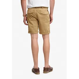 Superdry Chinoshorts "UTILITY CHINO SHORT", Herren, Gr. 36, N-Gr, beige (classic tan braun), Web, Obermaterial: 98% Baumwolle, 2% Elasthan, unifarben, relaxed fit knielang, Hosen Chinoshorts, mit Baumwollmischung, Relaxed Fit, knielang, aus Webmaterial