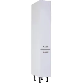 kochstation Apothekerschrank KS-Cara 30 x 58,4 x 211,8 cm Weiß