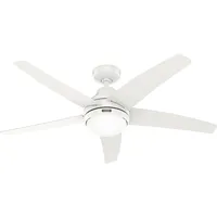 Hunter Fans Hunter Deckenventilator Bernard Weiß mit Licht &