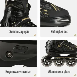 Nils Extreme Na1128 Schwarz/Gold 43-45