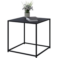 Konsolentisch Beistelltisch 55x55x55 Metall schwarz matt Cube Würfel Quarder Tisch modern zeitlos