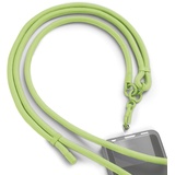 Hama Handyband universal zum Umhängen (Handykette mit Patch und Karabiner für Handyhülle, verstellbare Handykordel 2 m, abnehmbar, kompatibel mit jedem Handy) grün