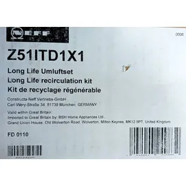 Neff Z51ITD1X1 Long Life Umluftset