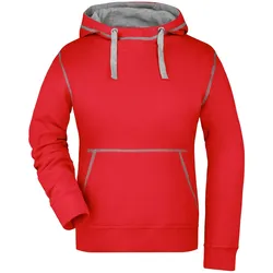 Damen Lifestyle Kapuzen-Sweatshirt "JN960" - L - red