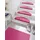 HANSE HOME »Fancy«, halbrund, 7 mm Höhe, 15 Stück, Treppenmatten, Selbstklebend, Stufenteppich, Treppenstufen pink ca. 23x65cm