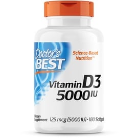 Doctor's Best Vitamin D3 5000 IU Softgels 180 St.