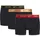 Nike Boxershorts 3 Einheiten Rot / Schwarz / Gold L