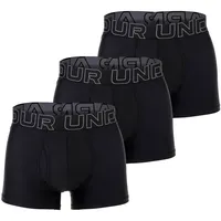 Under Armour Herren Boxershorts, 3er Pack - Performance Tech 7,6 cm Boxerjock Multipack, Black Solid-Core 3er-Pack, Large