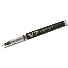 Pilot Pen Pilot V7 Hi-Tecpoint Nachfüllbarer Stift, Schwarz, 10 Stück Schwarz