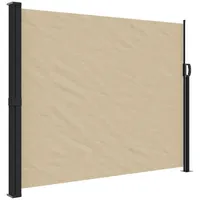 vidaXL Seitenmarkise Ausziehbar Beige 170x300 cm