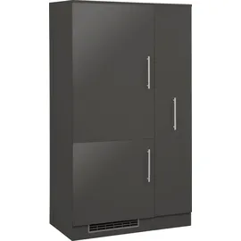WIHO KÜCHEN Küchenzeile Cali 90 cm grau