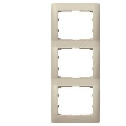 Rahmen 3-fach senkrecht Galea titanium