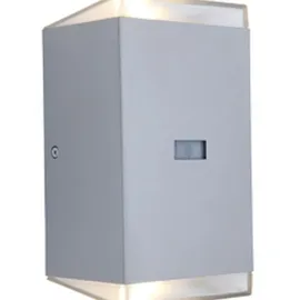 Lutec Path ST6058-PIR-3K LED Sensor Wandleuchte Edelstahl