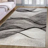 OTTO home Teppich OTTO HOME "Tritom" Gr. 7, beige (sand), B:240cm H:9mm L:320cm, Kunstfaser, Teppiche, Teppich, mit besonders weichem Flor, Kurzflor, modernes Wellen Muster