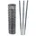 Aquagart Wildzaun 50 m x 15 cm Grau/Stahl
