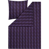 Estella Bettwäsche »JACOBIA«, (2 tlg.), 13064151-0 aubergine B/L: 135 cm x 200 cm (1 St.),