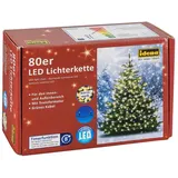 IDENA 8325058 - LED Lichterkette mit 80 LED in Warmweiß,