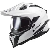 LS2 MX701 Explorer Solid, Endurohelm - Weiß - L