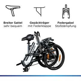 Zündapp ZT20R 20 Zoll RH 35 cm grau