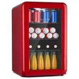 Klarstein PopLife Getränkekühler Kühlschrank 70 Liter 0-10 °C Retro-Design, LED