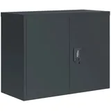 vidaXL Aktenschrank Anthrazit 90x40x70 cm Stahl