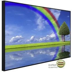 papermoon Infrarotheizung »EcoHeat - regenbogen Wiese«, Matt-Effekt - bunt