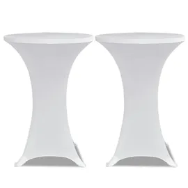 deluke Stehtischhusse AMAU Weiß Ø 60 cm 4er Set