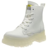 Buffalo Damen ASPHA RLD Mode-Stiefel, White, 40 EU