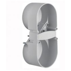 Integro FLOW, Berührungsschutzdose 2fach mit 2 Zugentlastungen, Einbautiefe: 37mm