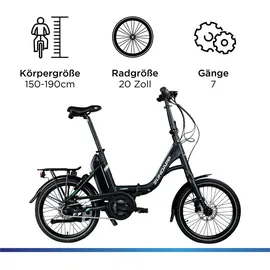 Zündapp X20 20 Zoll RH 45 cm schwarz/grün