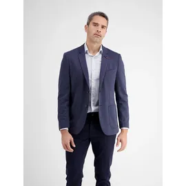 Lerros Jerseysakko LERROS Herren, Gr. 48, blau (navy), 75% Polyester, 22% Viskose, 3% Elasthan, Sakkos,