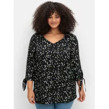 sheego Tunika in schwarz-gemustert | Gr.: 50