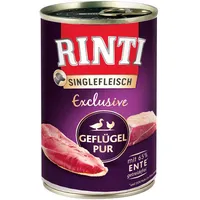 Rinti Singlefleisch Exclusive Geflügel Pur 12 x 400 g