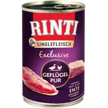Rinti Singlefleisch Exclusive Geflügel Pur 12 x 400 g