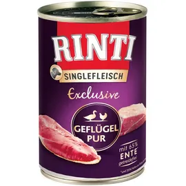 Rinti Singlefleisch Exclusive Geflügel Pur 12 x 400 g