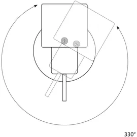 ledscom.de Deckenleuchte MIRAS, dreiflammig inkl. LED GU10 Lampen, je 630lm, warm-weiß
