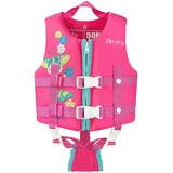 Zeraty Kinder Schwimmweste Schwimmen Jacke für Kleinkinder mit Einstellbare Sicherheits Straps Alter 1-9 Jahre / 22-88 lbs