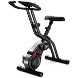 ROBORE Heimtrainer CBX10 Speedbike, 8-stufige Einstellbarkeit, 136 kg Belastbarkeit, LCD-Anzeige, 8-stufige Einstellbarkeit, Verstellbarer Sitz & Lenker schwarz