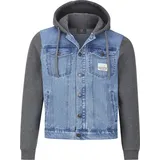 Jan Vanderstorm Jacke Ingmark blue denim / dunkelgrau 5XL